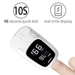 Health Monitor | Digital Blood Glucose & Oxygen Level Meter with LED Display | Compact Fingertip Device for Accurate Readings 1
