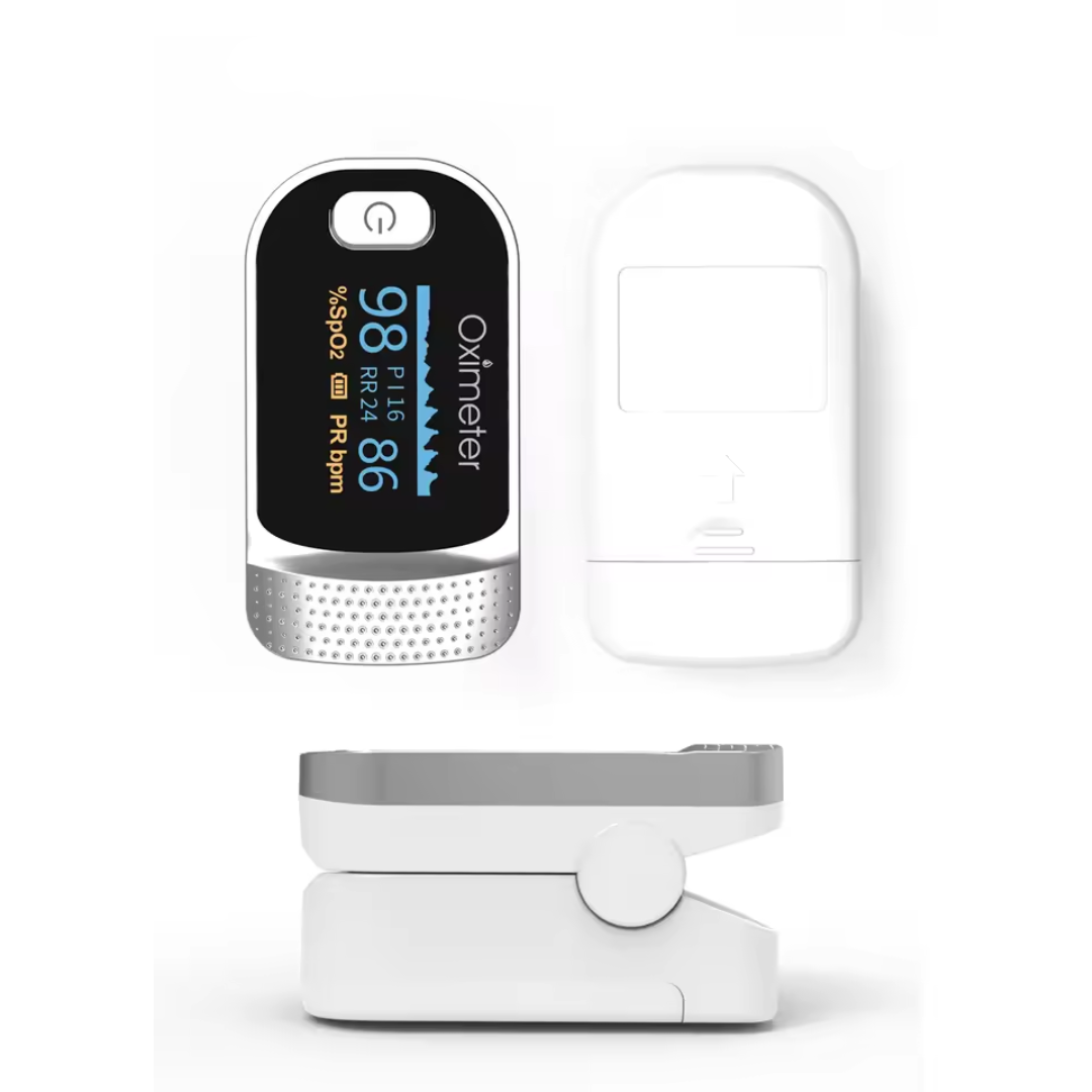 Health Monitor | Oximeter Blood Monitor with OLED Display & Adjustable Angle | Compact Design for On-the-Go Tracking 4
