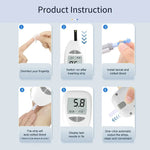 Health Tracker | Blood Glucose & Pulse Oximeter with OLED Display | Compact Device for Accurate Health Monitoring 7