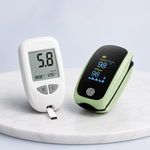 Health Tracker | Digital Blood Glucose & Oxygen Level Monitor with LED Display | Portable Fingertip Device for Accurate Health Monitoring 1