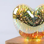 Heartflare | Heart Shaped LED Lamp with 3D Firework Effect | USB Powered for Cozy Ambiance 2