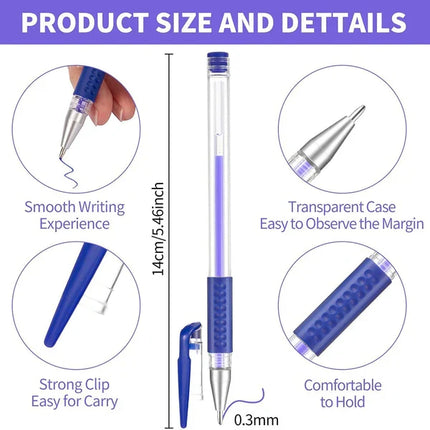Heat Erasable Fabric Pens, Disappearing Ink Pens that Iron Off – image 5