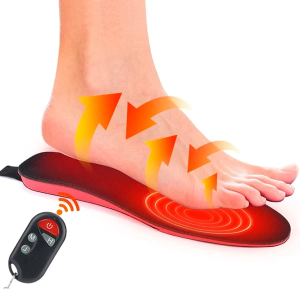 Heated Shoe Insoles, Rechargeable Heated Insoles with Remote Control