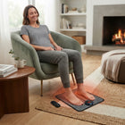 Heated Foot Massager with Adjustable Heat Levels, Rechargeable Portable Foot Massager Mat, Heated Foot Pad for Sore Feet