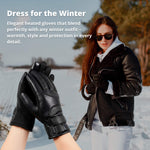 Heated Gloves for Women | USB Rechargeable Thermal Gloves with Touch Screen Compatibility | Waterproof Design for Outdoor Comfort 2