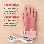 Heated Gloves for Women | USB Rechargeable Thermal Gloves with Touch Screen Compatibility | Waterproof Design for Outdoor Comfort 4