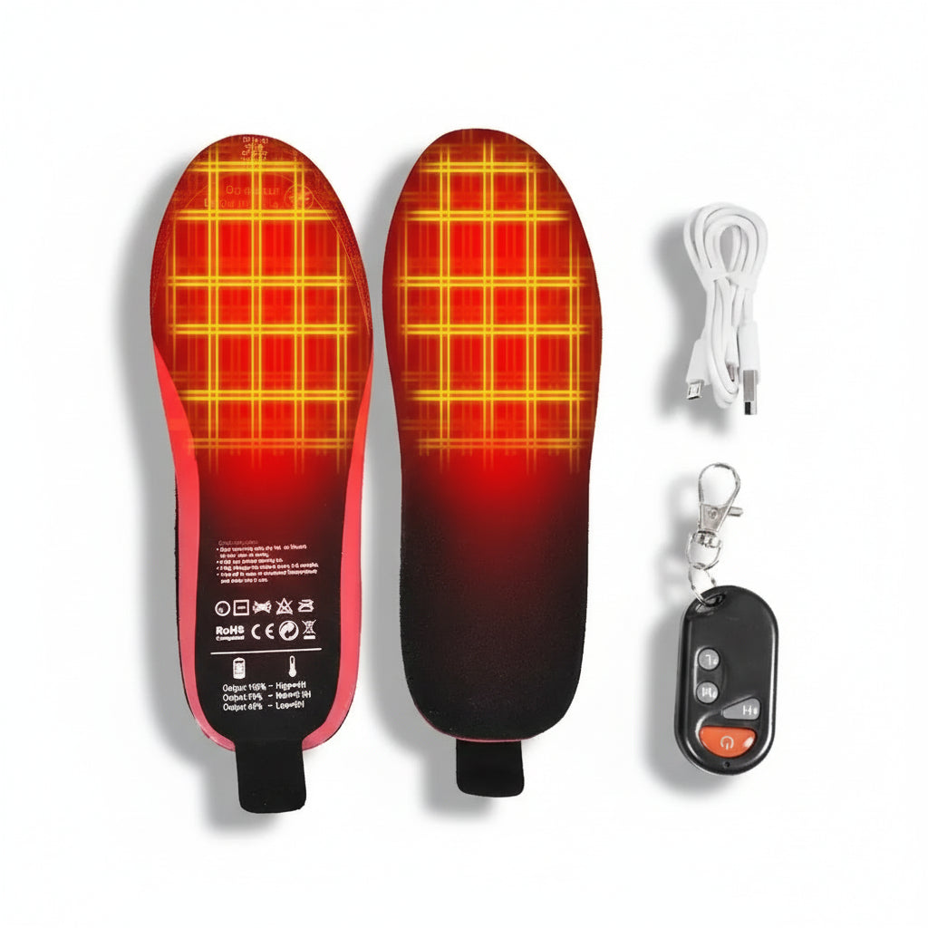 Heated Insoles | Rechargeable Wireless Remote Control for Ultimate Comfort 0