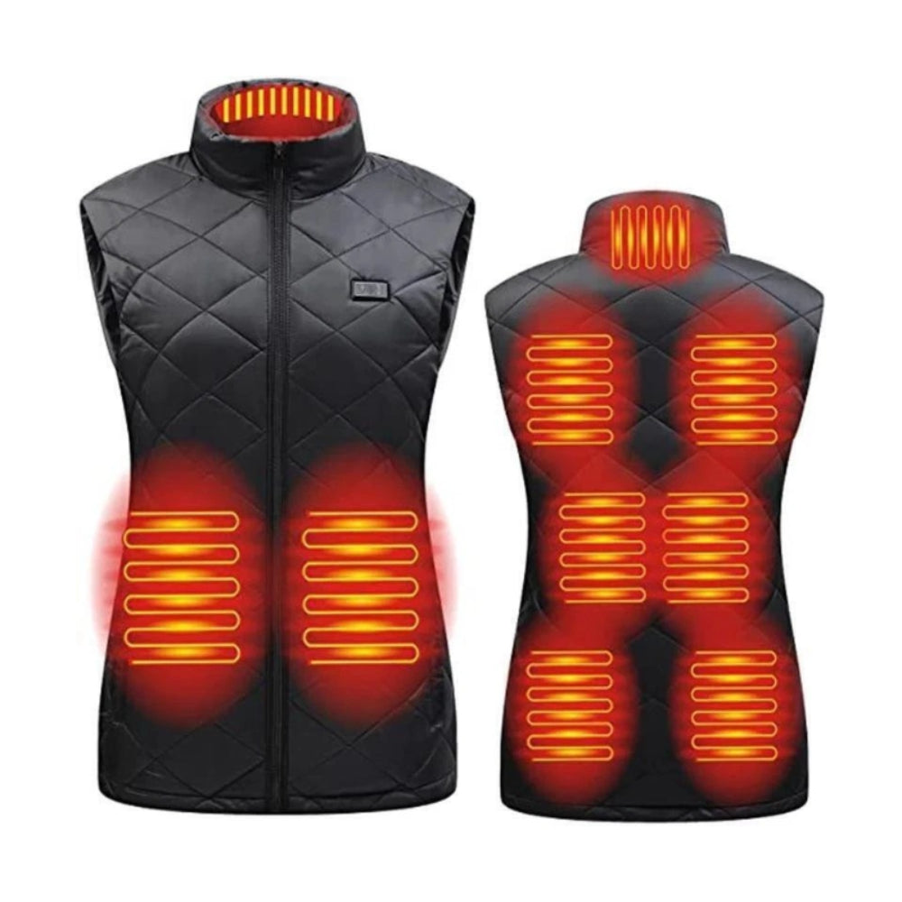 Heated Vest for Women with 9 Heating Zones | Slim Fit Electric Gilet for Ultimate Warmth 7