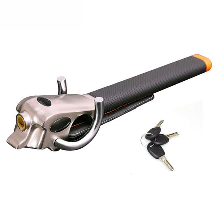 Heavy Duty Car Steering Wheel Lock | Three-Directional Locking System for Maximum Theft Protection 4
