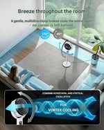 Height-Adjustable Table Fan with Multidimensional Oscillation | Quiet Cooling for Comfortable Spaces 4