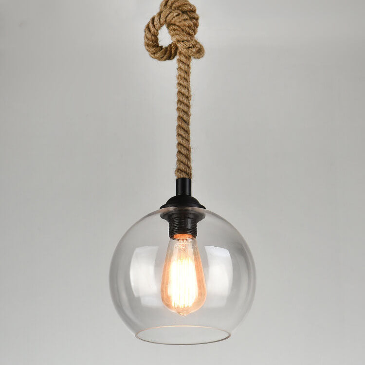 HempGlow | Modern Chic Glass Globe Kitchen Pendant Lighting Fixture 5
