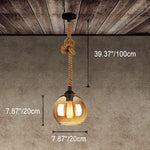 HempGlow | Modern Chic Glass Globe Kitchen Pendant Lighting Fixture 8
