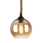 HempGlow | Modern Chic Glass Globe Kitchen Pendant Lighting Fixture 9