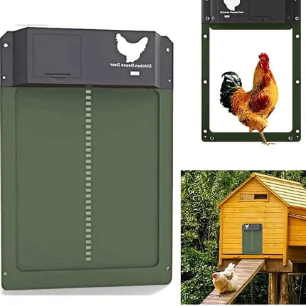 HenSafe | Automatic Chicken Coop Door with Light Sensor & Weatherproof Design | Secure Poultry Management 4