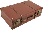 Heritage Collection | Vintage Leather Carry-On Overnight Case with Alloy Lock | Compact Design for Stylish Travel 2