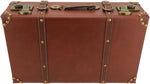 Heritage Collection | Vintage Leather Carry-On Overnight Case with Alloy Lock | Compact Design for Stylish Travel 5