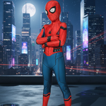 Heroic Attire | Realistic Superhero Costume with Detachable Mask | Flexible Fabric for Comfort and Movement 2