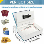 Hidden Book Vault Safe Box | Discreet Design with Sturdy Metal Construction | Secure Storage for Valuables 3