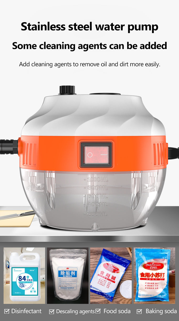 High-Pressure Steam Cleaner | 2800W Powerful Cleaning with High Temperature | Versatile Appliance for Deep Cleaning 7