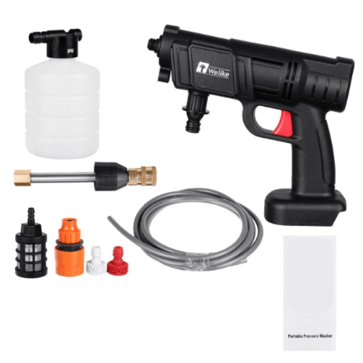 High Pressure Cleaner Pro | Electric Pressure Washer with Wireless Design | Adjustable Settings for Versatile Outdoor Cleaning 0