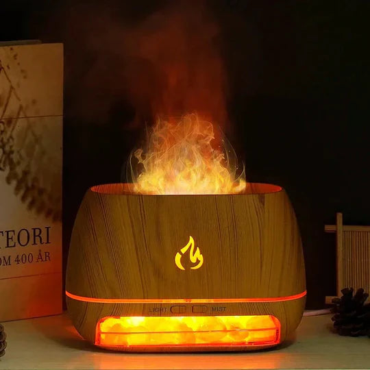 Himalayan Salt Stone Aroma Diffuser | 3-in-1 Humidifier with LED Mood Lighting for Relaxation 0