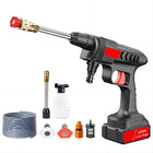 High Pressure Water Gun for Car Wash, Portable Pressure Washer with Foam Mode, Cordless Power Washer with Battery