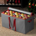 Holiday Decor | Christmas Ornament Storage Box with Adjustable Dividers for Safe Organization 6