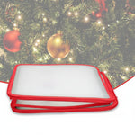 Holiday Organizer | Clear Plastic Ornament Storage Box for Neat Decoration Management 6
