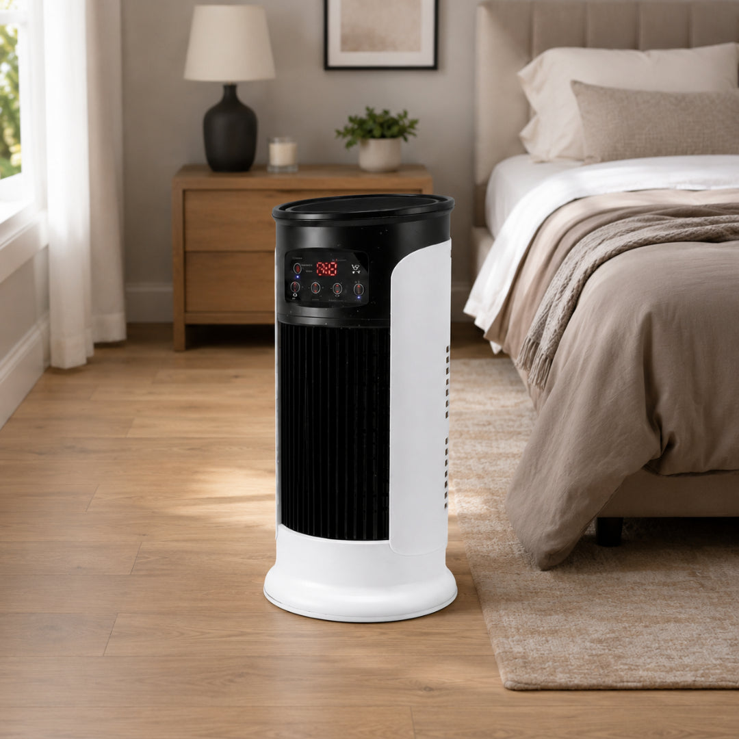Home Comfort | Portable Air Conditioner Tower with Evaporative Cooling | Space-Saving Design for Efficient Indoor Comfort 0