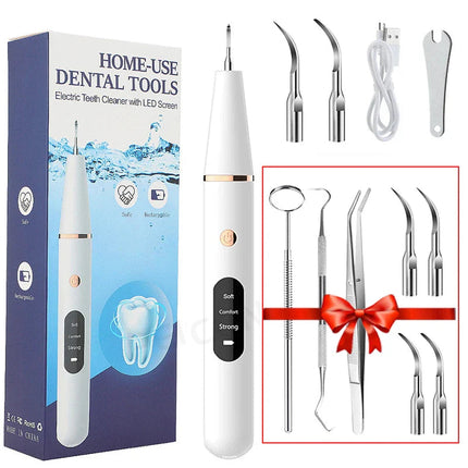 Home Dental Care | Ultrasonic Tooth Cleaner with Rechargeable Battery | Effective Teeth Stain Remover for Superior Oral Hygiene 5