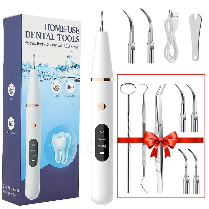 Home Dental Care | Ultrasonic Tooth Cleaner with Rechargeable Battery | Effective Teeth Stain Remover for Superior Oral Hygiene 5