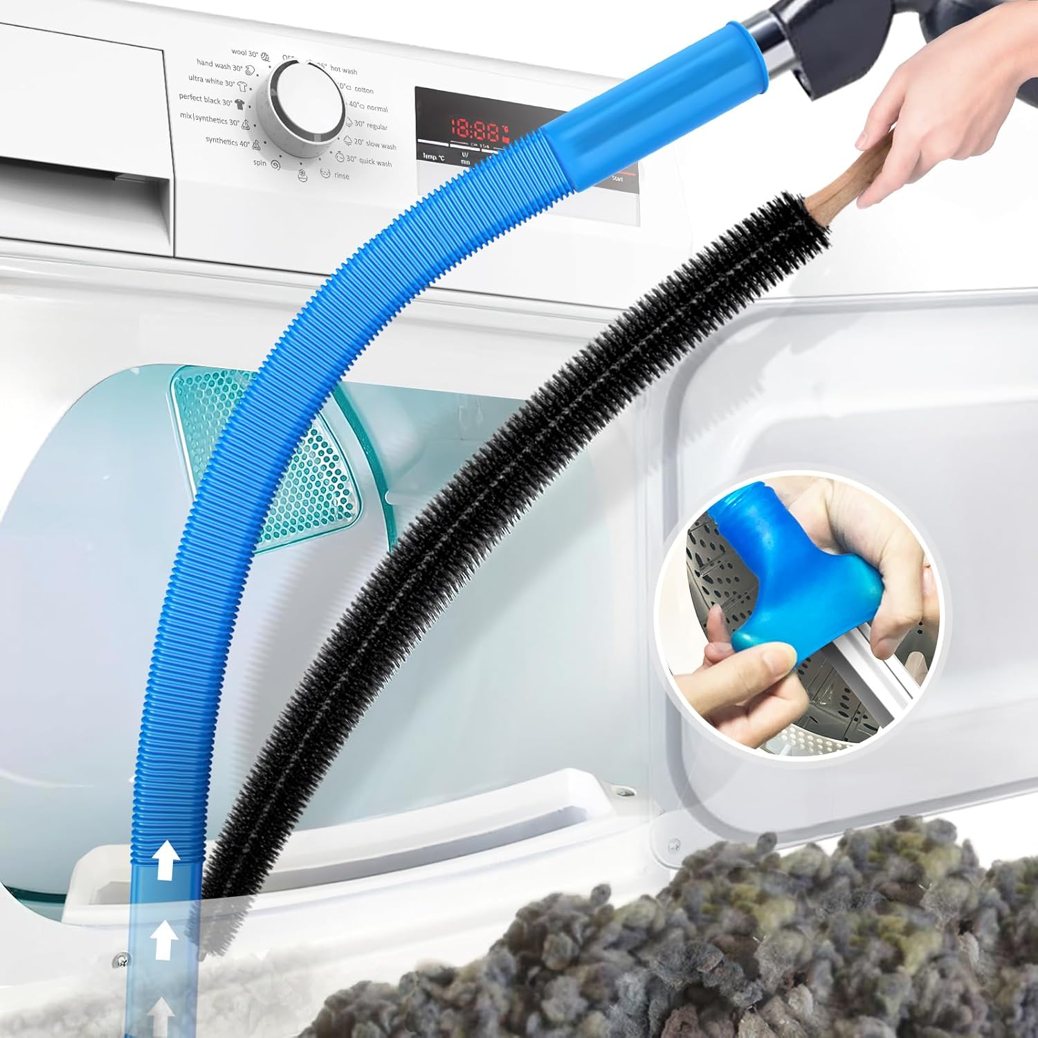 Home Essentials | Flexible Dryer Vent Cleaning Tool with Extended Reach | Efficient Lint Removal for Optimal Airflow 0