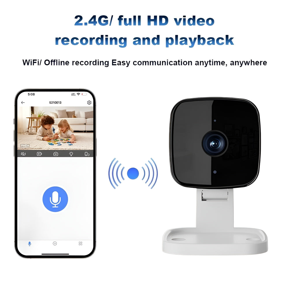 Home Guardian | WiFi Indoor Security Camera with 1080P Video & AI Detection | Two-Way Audio for Baby Monitoring 5