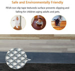 Home Safety | Clear Non-Slip Stair Tread Strips with Textured Grip | Durable Solution for Enhanced Stability 6