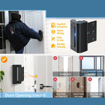 Home Security | Anti-Theft Door Safety Latch with Easy Installation | Durable Aluminum Alloy for Enhanced Protection 4
