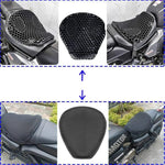 HoneyRide | 3D Honeycomb Motorcycle Seat Cushion with Shock Absorption | Breathable Design for Ultimate Comfort 3