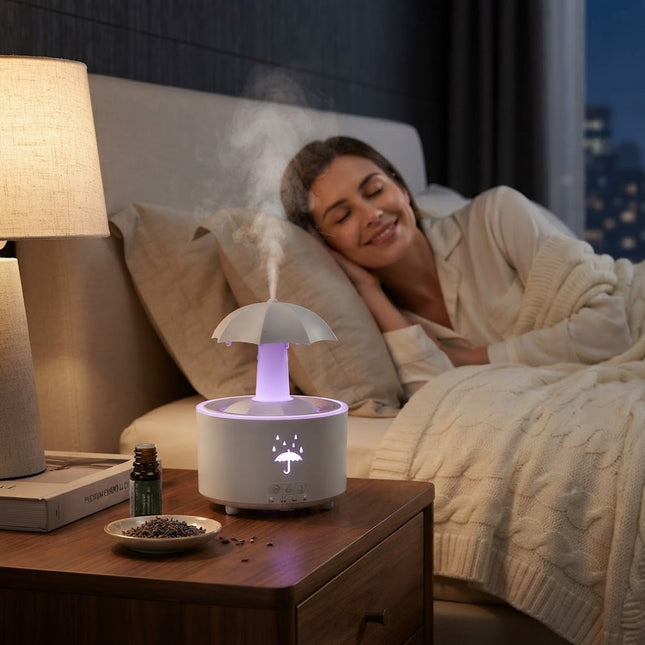 Humidifiers for Bedroom, Essential Oil Diffuser Humidifier, Quiet Ultrasonic Humidifier, Aromatherapy Diffuser for Desk