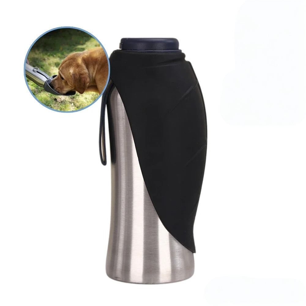 Hydration Buddy | Stainless Steel Dog Water Bottle with Insulated Design for On-the-Go Refreshment 5