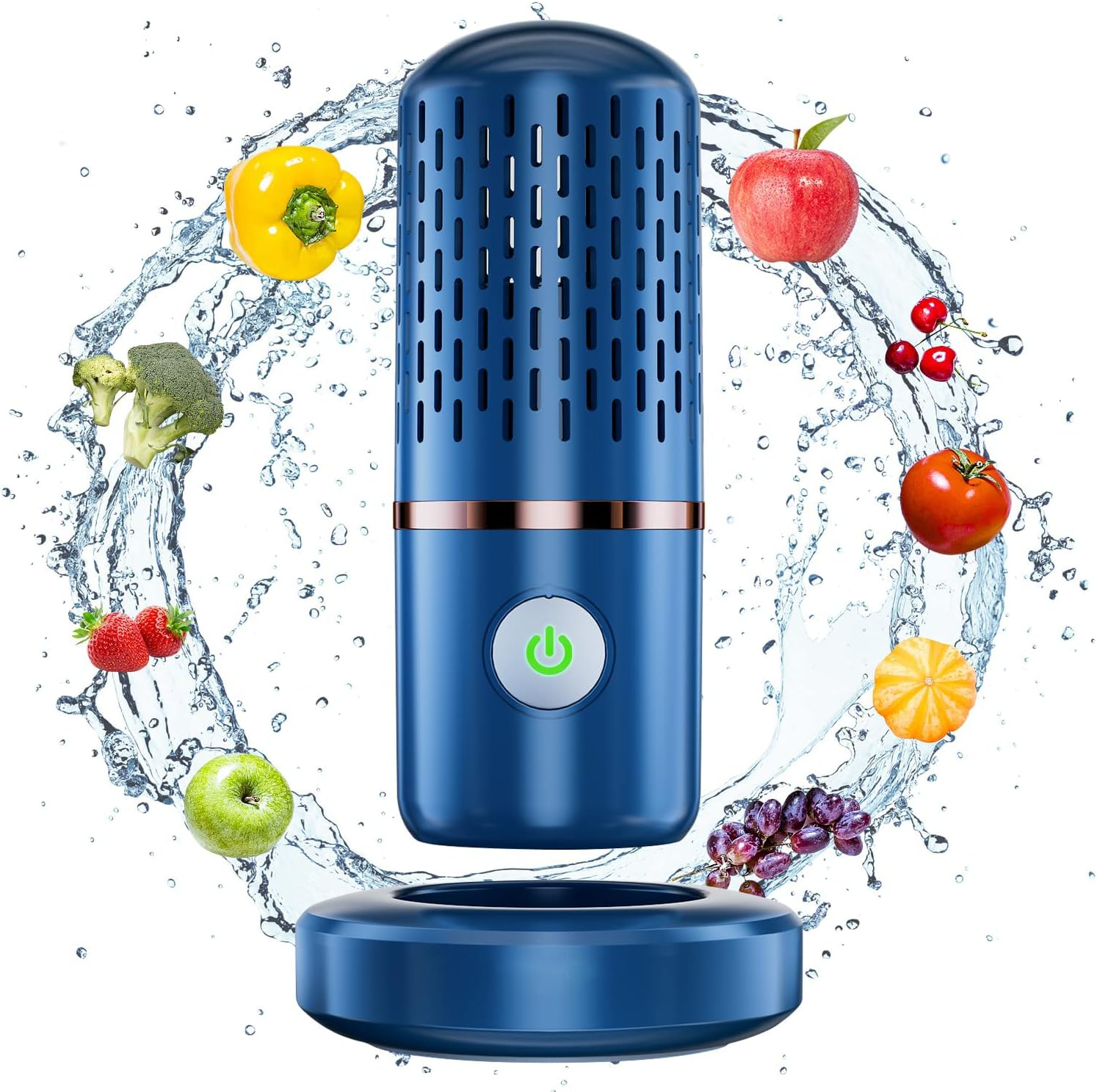 HydroClean | Fruit and Vegetable Washing Machine with Advanced Purification Technology | Cordless and Portable for Safe Cleaning 0