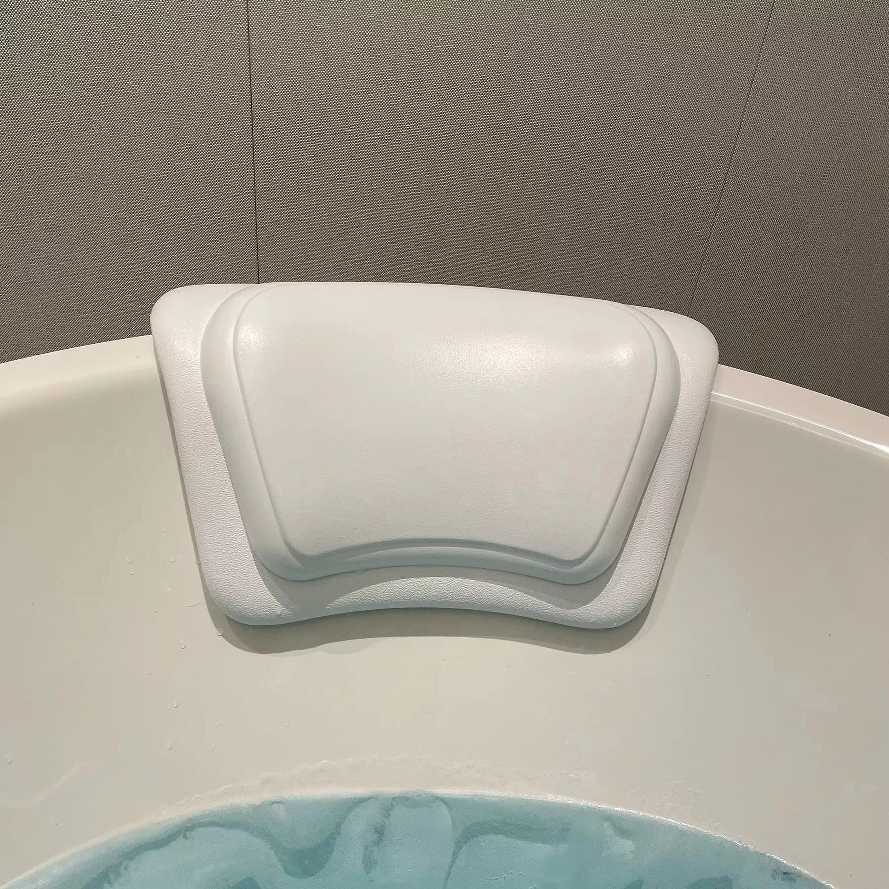 HydroLuxe | Non-Slip Bath Pillow with Silicone Foam & Waterproof Cover | Ultimate Comfort for Relaxation 1