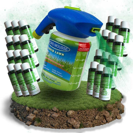 Hydro Mousse | Lawn Repair Spray with Easy Hose Attachment | Effortless Greening for Lush Lawns 0
