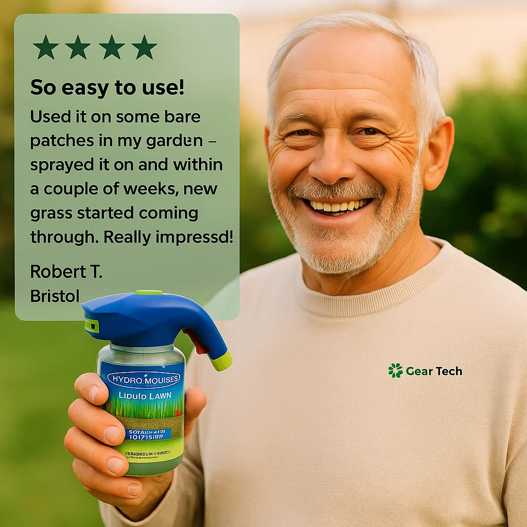Hydro Mousse | Lawn Repair Spray with Easy Hose Attachment | Effortless Greening for Lush Lawns 5