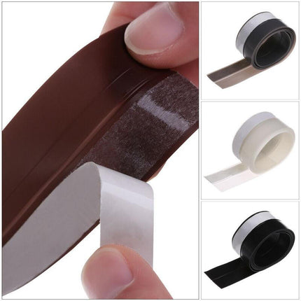 Weatherstrip for Doors and Windows Self Adhesive, Silicone Door Seal Strip 25 mm x 5 m, Cuttable Door Insulation Strip