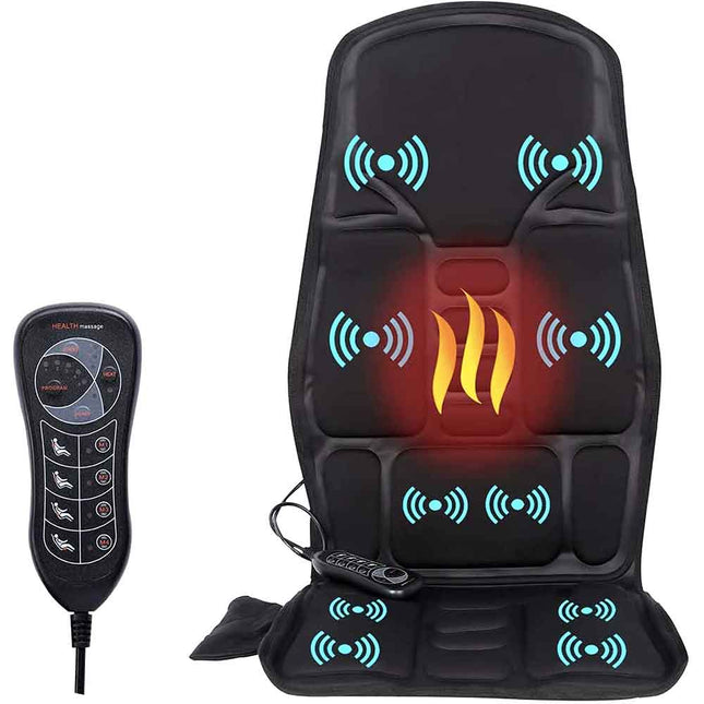 Massage Chair Cushion, Shiatsu Back Massager with Kneading and Rolling
