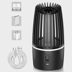 Tuzwa Rechargeable Mosquito Trap with 4000mAh Battery – 360° Suction Insect Killer with LED Light for Indoor & Outdoor Use