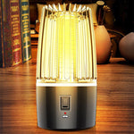 Tuzwa Rechargeable Mosquito Trap with 4000mAh Battery – 360° Suction Insect Killer with LED Light for Indoor & Outdoor Use