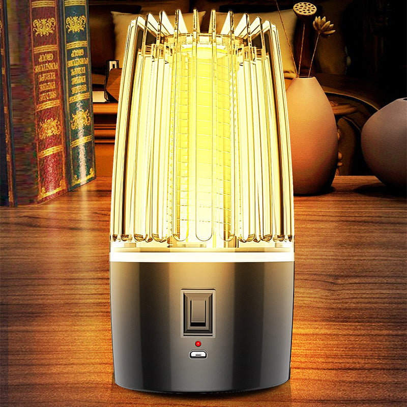 Tuzwa Rechargeable Mosquito Trap with 4000mAh Battery – 360° Suction Insect Killer with LED Light for Indoor & Outdoor Use