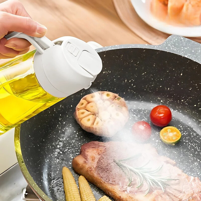 Cooking Oil Spray Bottle 7 oz, Olive Oil Sprayer for Cooking