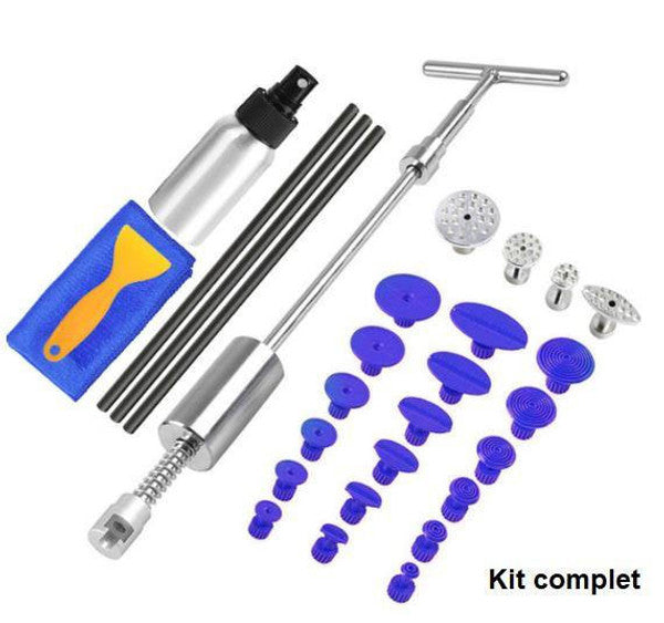 Paintless Dent Repair Kit, Suction Cup Car Dent Puller with Lever