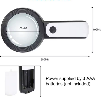 Magnifying Glass with Light, Gift for Seniors